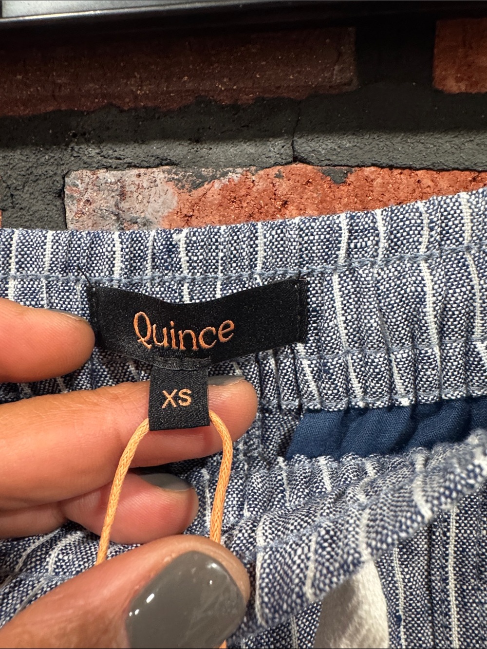 Quince Striped Linen Short - Picture 6 of 7